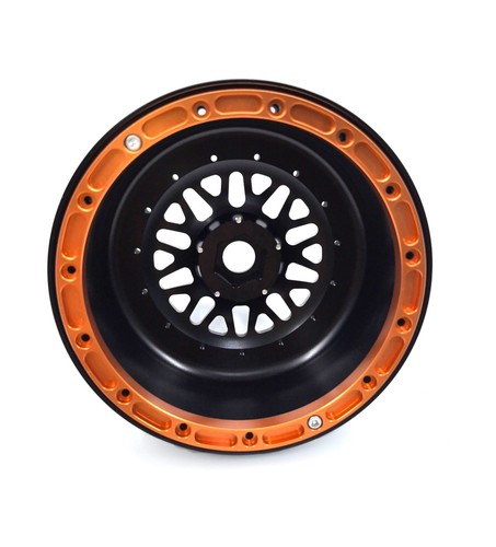 Rueda de bloqueo de cuentas de aluminio negra KEBEILEE para LOSI SBR 2.0 y 8ight-X Super Lasernut 1/6 - Imagen 3 de 24