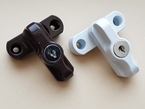 Flügelstörsender Kit - Fensterschloss Extra Sicherheit UPVC Holz Tür Schlüsselschloss Restriktor - Bild 1 von 5