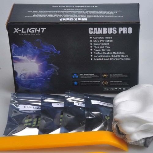 15 x White Car Bulb Light Interior LED Package Kit For Toyota Sequoia 2001-2003 - Picture 5 of 12