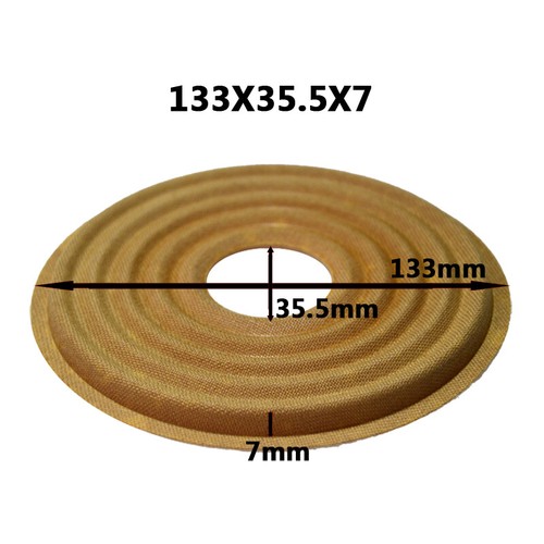 133x35.5/135x35.5/135x49.5mm Subwoofer Woofer Bajo Altavoz Reparación Amortiguador Araña - Imagen 2 de 7