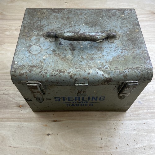 Vintage Sterling 1000 Pad Sander Very Complete With Pads, Oil, Manual, Cutter - Picture 12 of 12