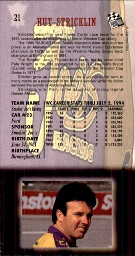 1994 Press Pass Optima XL Auto Racing - Pick Your Card 2.5" x 4.75" - Picture 41 of 119