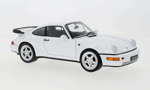 Welly Porsche 911 Turbo (964) White 1:18 - Picture 1 of 1