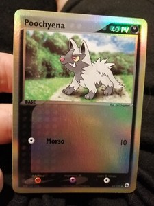 Lotto Carta Pokemon Poochyena EX Ruby Sapphire 63/109 Ita Reverse Holo NM-