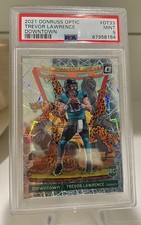 2021 Donruss Optic Downtown  Trevor Lawrence Rookie Graded PSA 9 Mint Jaguars 