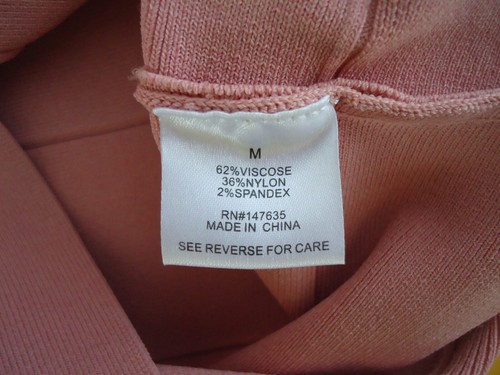 ROMEO JULIET COUTURE BANDAGE Bodycon Pink SPANDEX PENCIL STRETCH SKIRT Medium - Picture 4 of 5