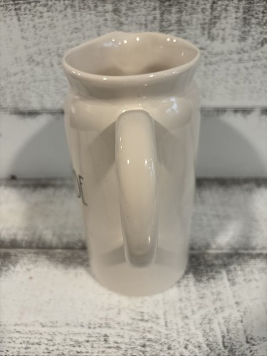 Rae Dunn White Lemonade Pitcher Artisan Collection By Magenta 9 Inches - Picture 4 of 7