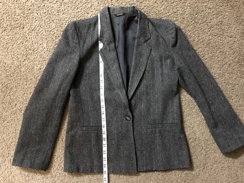 Vintage Patrick Shea Creation Wool Blend Suit Sz 6 Blazer & skirt Career /USA - Picture 5 of 12