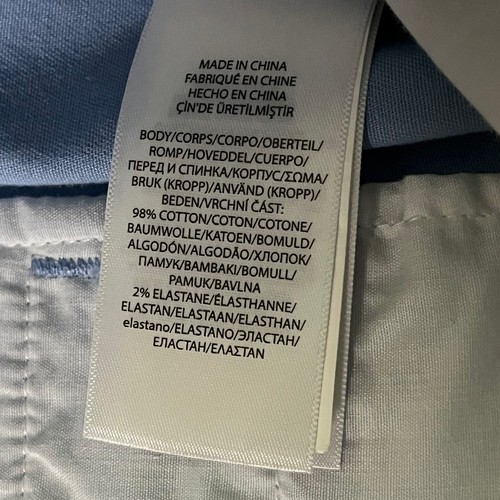 Boys Ralph Lauren Light Blue Stretch Chino Pants 18 - Picture 8 of 8
