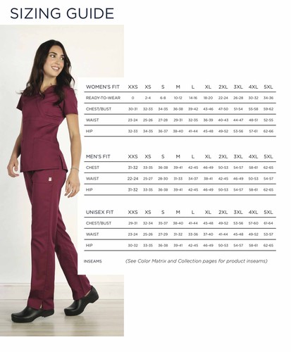 Maevn Core 9006 Royal Blue Unisex Medical L Scrub Pants 31" Seamless XXS - XXL - Bild 7 von 7