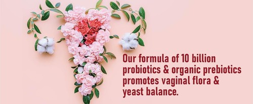 Women’s Probiotics for for Vaginal, Gut & Digestive Health 10 Billion CFU, 30ct - Picture 9 of 12