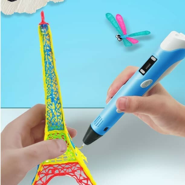 Plastic Blue 3D itech Kids Friendly Magic 3D Pen 2023 Super value