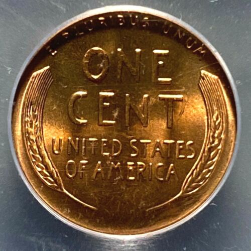 1955-S 1C Lincoln Cent, Certified MS 67 RD (65045) - Picture 4 of 4
