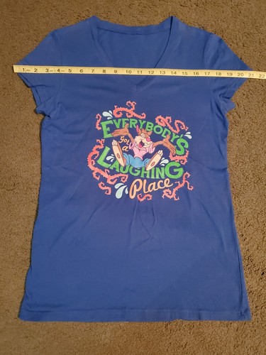 Disney Splash Mountain Laughing Place Brer Rabbit Women's T-Shirt V-Neck Size S - Picture 3 of 5