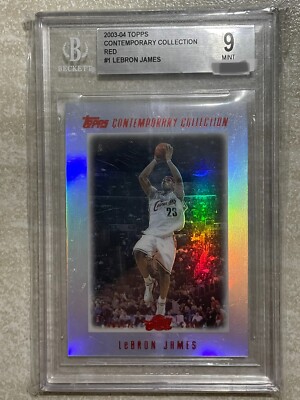 その他 topps contemporary Lebron James RC Lebron James 2003-04 TOPPS CONTEMPORARY Collection RED RC