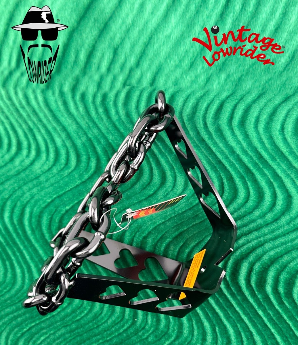 チェーンステアリング　70s lowrider chicano 8インチ ORIGINAL LOWRIDER CHAIN STEERING WHEEL IN CHROME, GOLD, OR