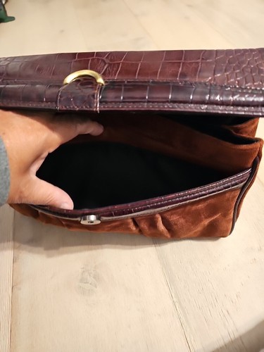 Liz Clairborne braune Echtleder Damen Handtasche - Bild 6 von 7