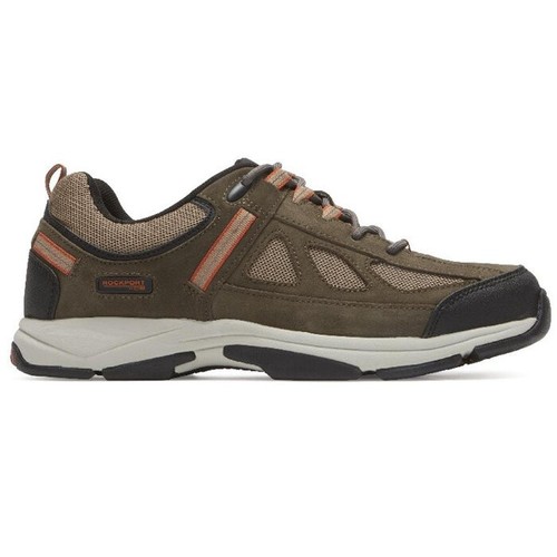 Men's UK 12.5 Trainers Rock Cove Breen Brown Rockport Shoes EU 47.5 US 13 RRP 90 - Picture 2 of 6