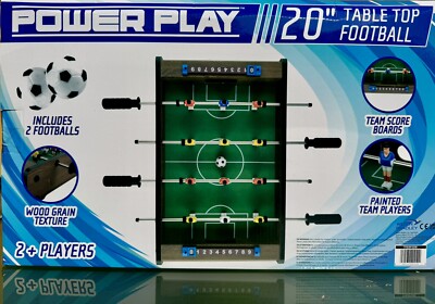 Power Play Tischspiel 20'' Fußballspiel 5+ Jahre Spiel Neuheit Retro Geburtstagsgeschenk