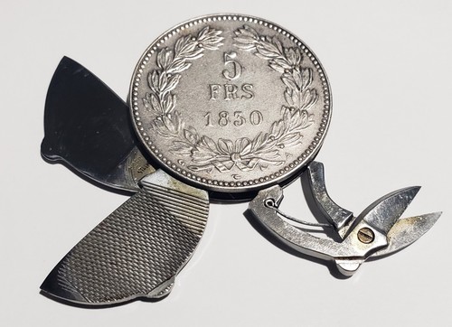 1830 France 5 Francs. Louis Philippe I.  Rare - Picture 1 of 2