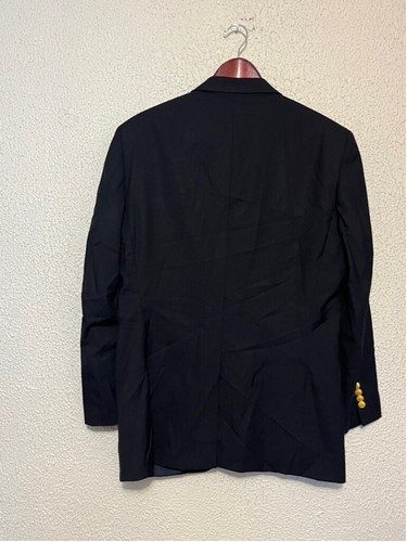 Brooks Brothers 1818 Madison Italy X Loro Piana Navy Blue Gold Button Blazer - Picture 11 of 13
