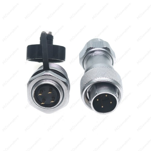 WEIPU WF16 4-poliger Stromkabelstecker, elektrischer Stecker für Medizin, Luftfahrt - Bild 5 von 8