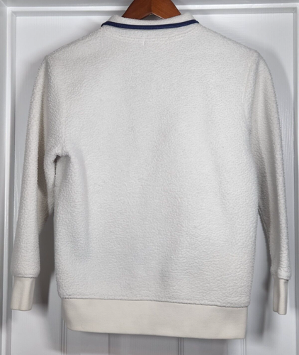 Vtg Polo Ralph Lauren 1/4 Zip Sweater Boys Medium 10-12 Fleece Sherpa Pullover - Picture 2 of 6