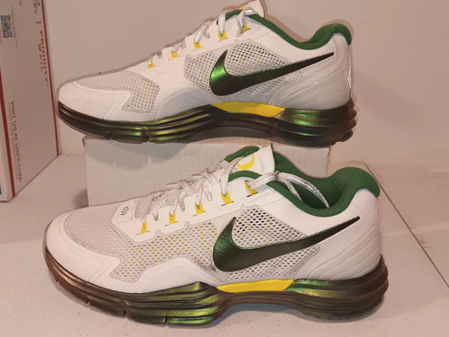 Nike Lunar TR1 Oregon Ducks Green White Men's Shoes Sneakers Size 10 EXCELLENT - Picture 2 of 10