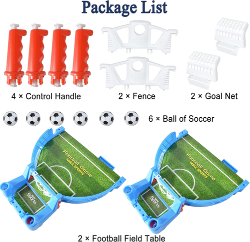 Mini Foosball Games, Tabletop Football Soccer Pinball for Indoor Game Room, Tabl - Picture 6 of 6