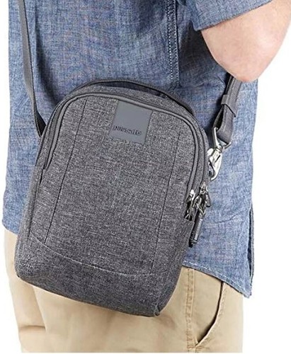 Pacsafe Metrosafe LS100 3 Liter Anti Theft Shoulder Bag - Fits 7 inch Tablet,... - Picture 5 of 7