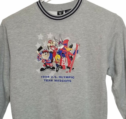 Warner Bros Studio Looney Tunes 1998 US Olympic Team Mascots Sweatshirt Medium - Picture 4 of 12