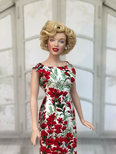 SCHNITTMUSTER-Stil 161 Film inspiriert Kleid Franklin Mint Marilyn Tonner  - Bild 8 von 8