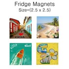 Print Well Trending DESIGN Fridge Magnets - I love GOA!!- Size Approx. 2.5" INCH