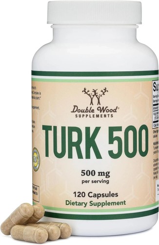 Turk 500 Turkesterone Extract Capsules 500mg 120 Capsules Double Wood