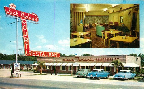 JACK NOLAN'S HERMOSO RESTAURANTE, ORANGEBURG, CAROLINA DEL SUR, POSTAL VINTAGE - Imagen 1 de 2