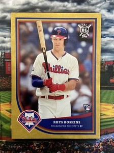 2018 Topps Big League Gold Parallel #113 Rhys Hoskins - Philadelphia Phillies