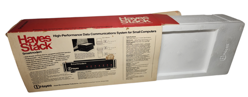 Vintage Hayes Stack Microcomputer Smartmodem BOX & FOAM INSERT ONLY - NO MODEM - Picture 2 of 6