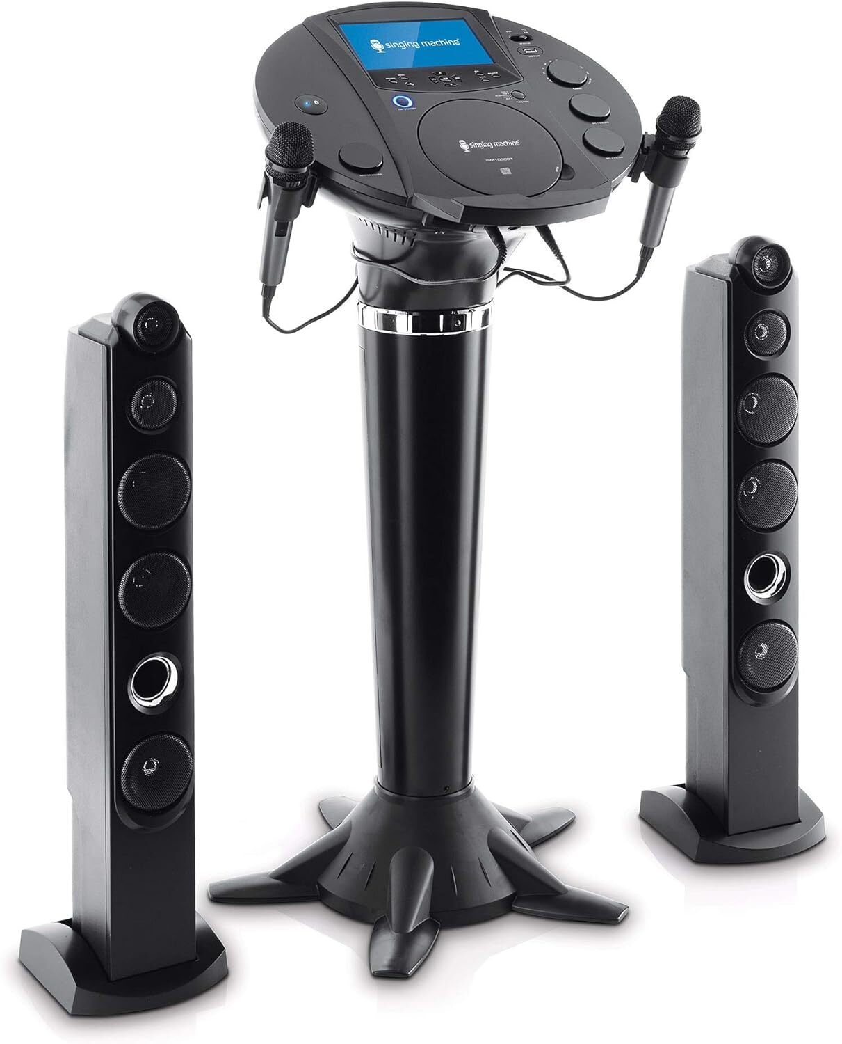 Singing Machine iSM1030BT Bluetooth Karaoke Pedestal, Karaoke Machine