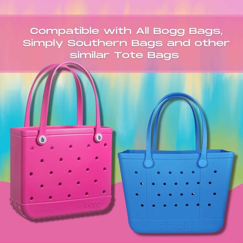 BOGLETS - Dijes de símbolos y formas - Dijes decorativos compatibles con bolsa Bogg - Imagen 13 de 14