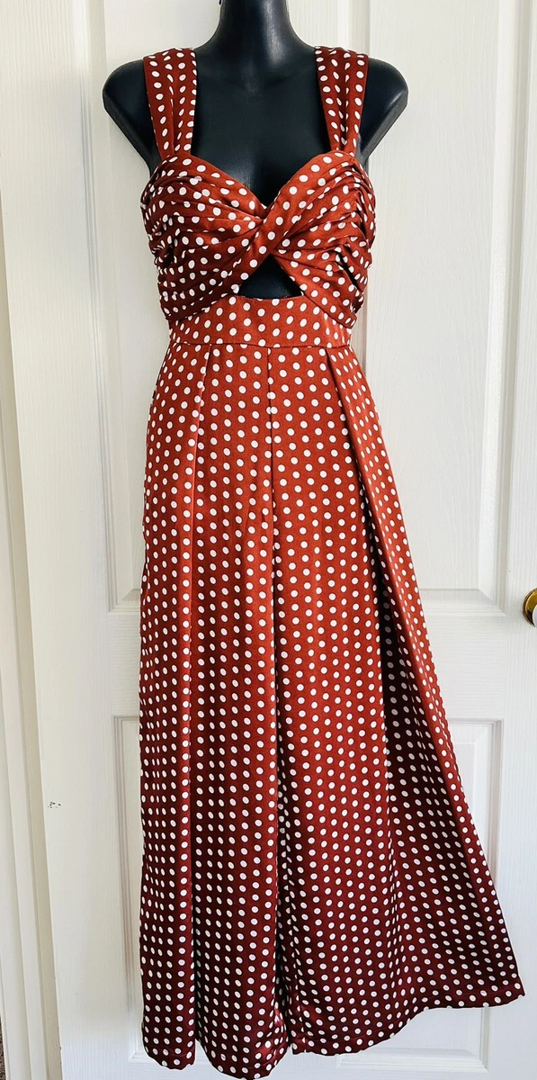 SHEIKE POLKA DOT JUMPSUIT Party Dress Up Cocktails Races Wedding