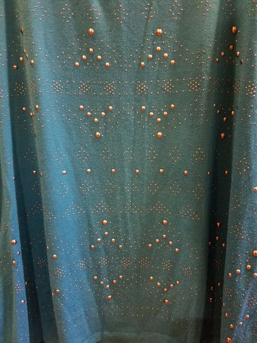 AVENUE Women's Plus Size 22/24 Short Sleeve Shirt Blue with Silver Studs - Bild 2 von 5