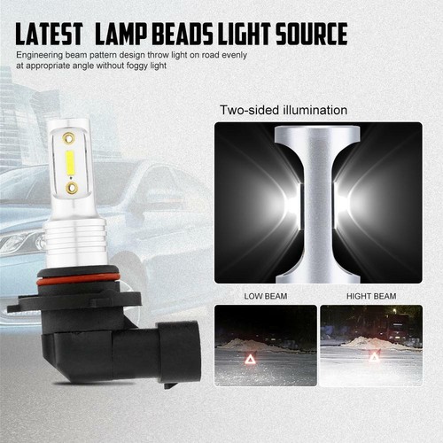 2X 6000K LED Fog Light Bulbs for Dodge Ram 1500 2500 3500 4500 5500 2009-2017 - Picture 5 of 12