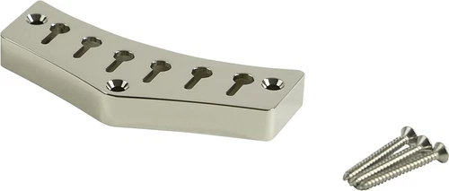 Kluson JG Custom Top Mount Tailpiece Brass Nickel