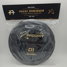 Prodigy D1 500 Glimmer Plastic CE Isaac Robinson 2X WC Gray/Gold Stamp 172g