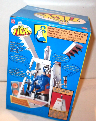 ✰ THE TICK 1995 BANDAI THE STEEL BOX ACTION FIGURE Sealed Brand New MISB - Picture 2 of 4