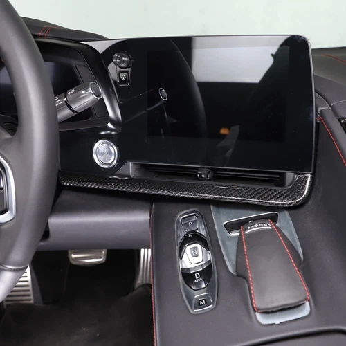 Real Dry Carbon Fiber Interior Dash Trim Cover Set Fits Corvette C8 2020-2025 - Bild 3 von 81