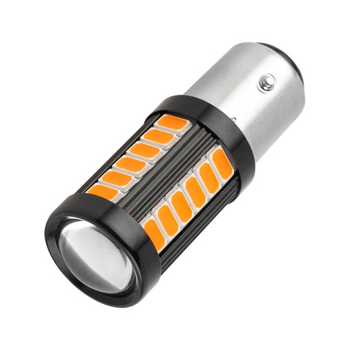 4x LED 1157 7528 Turn Signal Marker Parking Light Bulb Amber Yellow Blinker Lamp - Picture 11 of 11