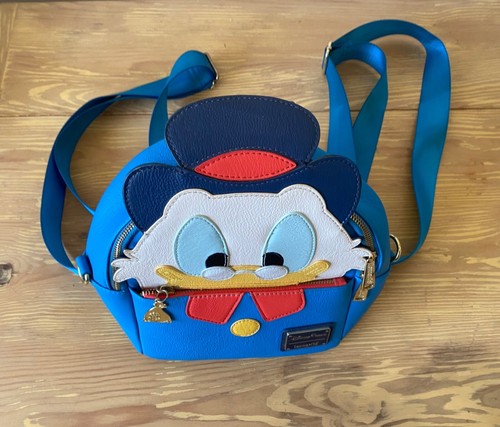 Loungefly Disney Parks Uncle Scrooge Mini Backpack Rucksack Bag with Tags - Imagen 4 de 22