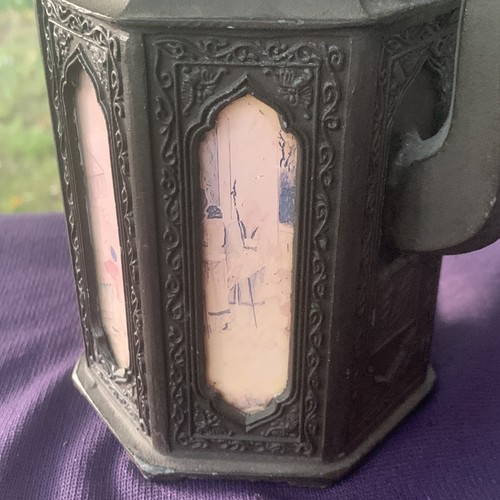 Antigua tetera china de hierro fundido con paneles de vidrio escénicos pintados a mano❤️sj11m8 - Imagen 9 de 12