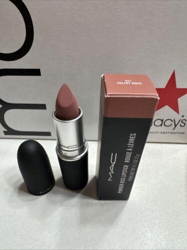 MAC 921 Sultry Move Powder Kiss rossetto 0,10 oz/3 g. Nuovo con scatola! - Foto 3 di 10